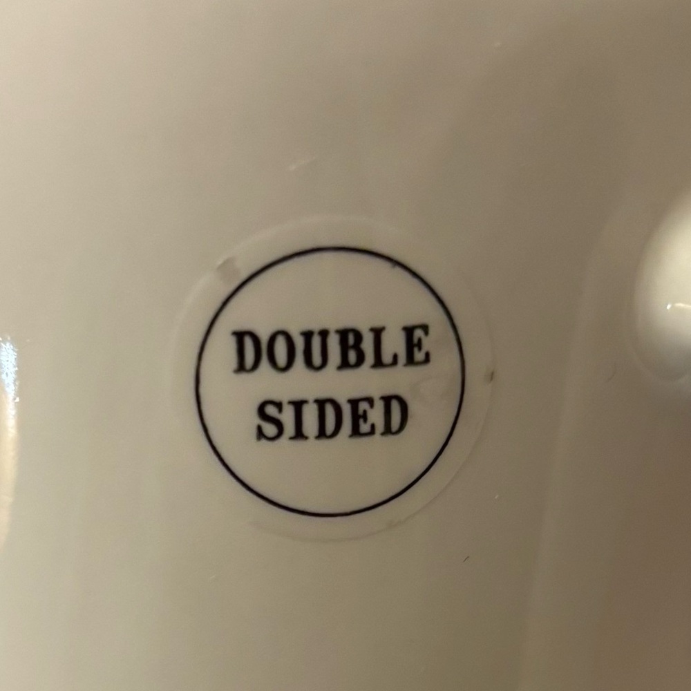 Rae Dunn Cluck Oink Moo Double Sided Mug - Picture 4 of 4